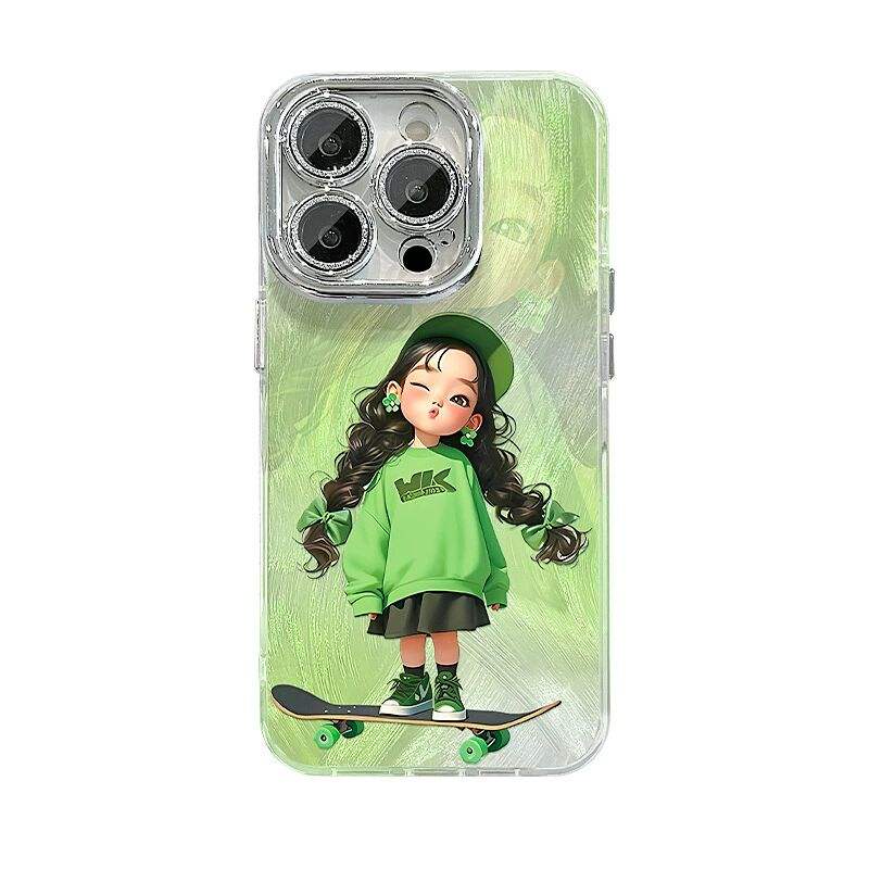 Luxury Cute Wink Girl iPhone Case - Coverify