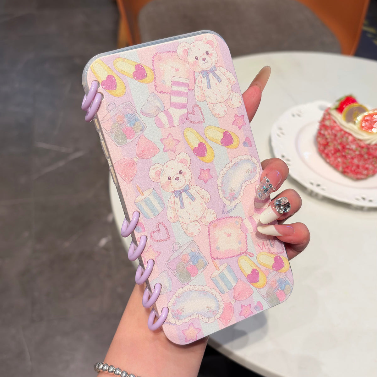 Luxury Teddy Notebook Inspired iPhone Case - Coverify