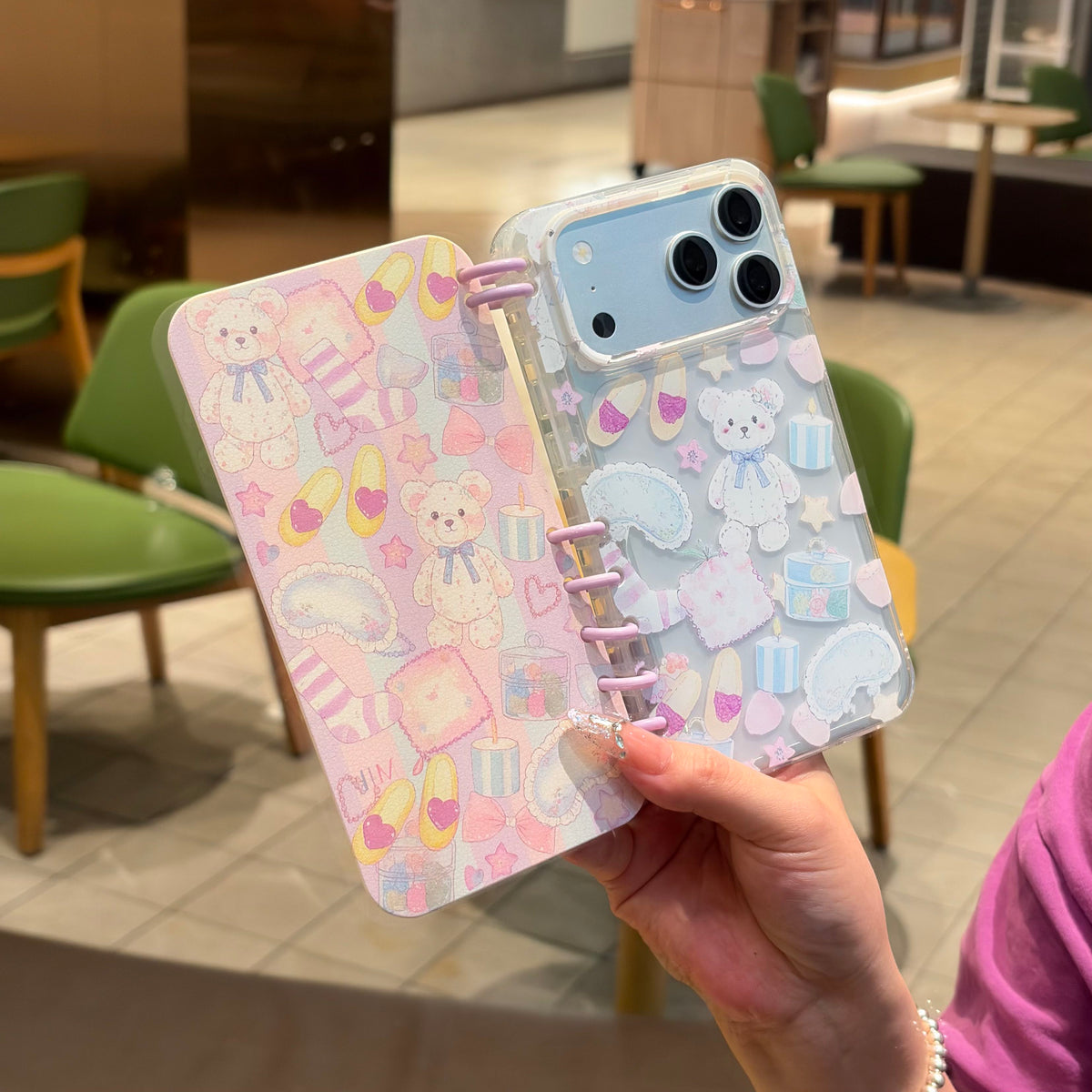 Luxury Teddy Notebook Inspired iPhone Case - Coverify