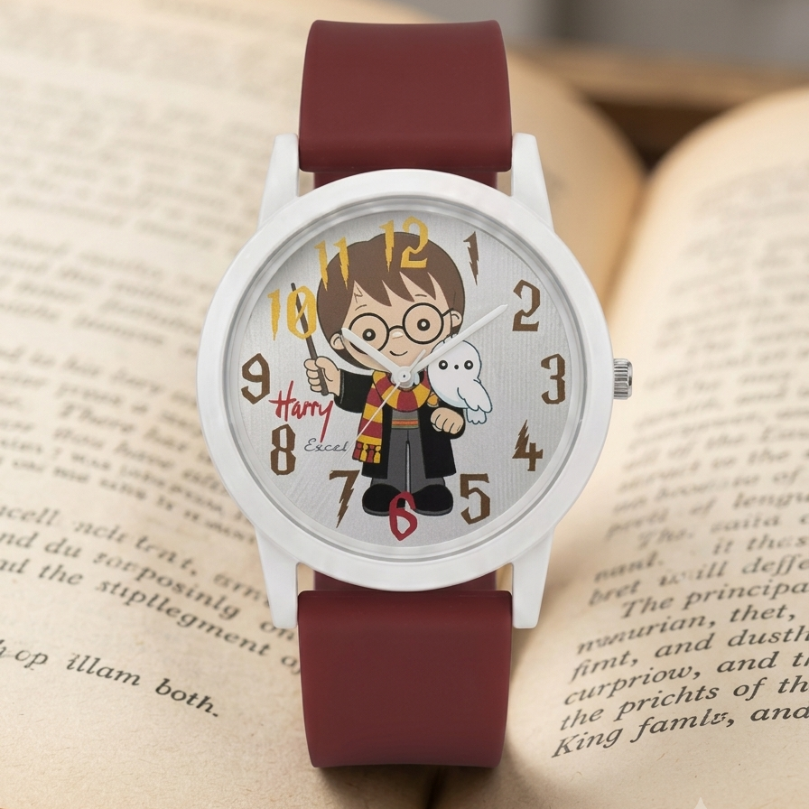 Luxury Harry Potter Analog Watch with Silicone Strap
