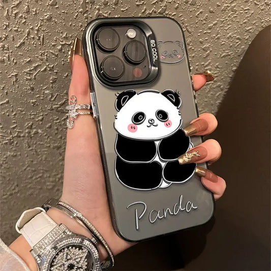 Luxury Cute Panda iPhone Case