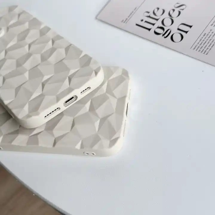 Hexagonal Prism Matte iPhone Case - 14 Plus