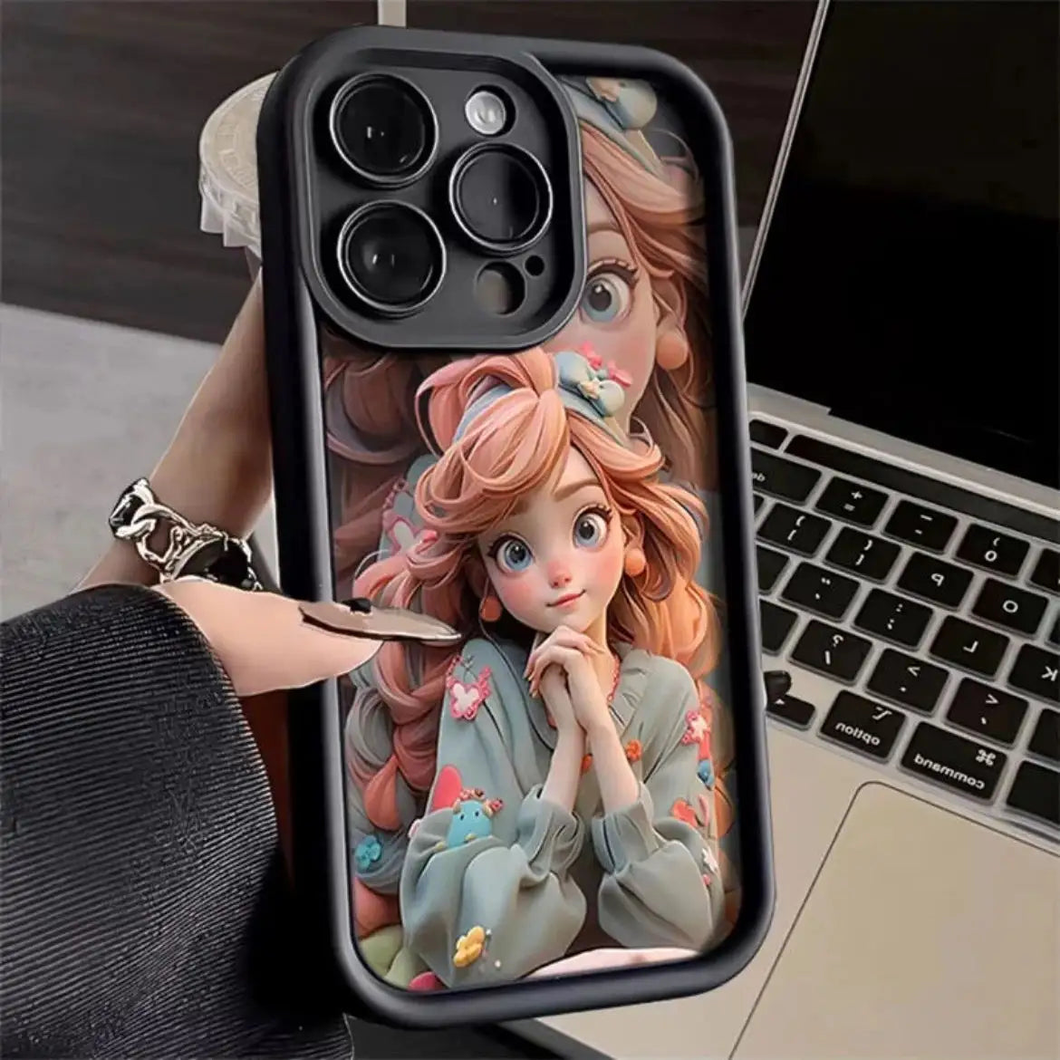 Luxury Anime Princess Silicon iPhone Case