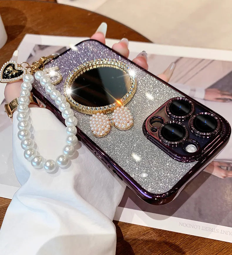 Luxury Glitter Diamond Mirror iPhone Case