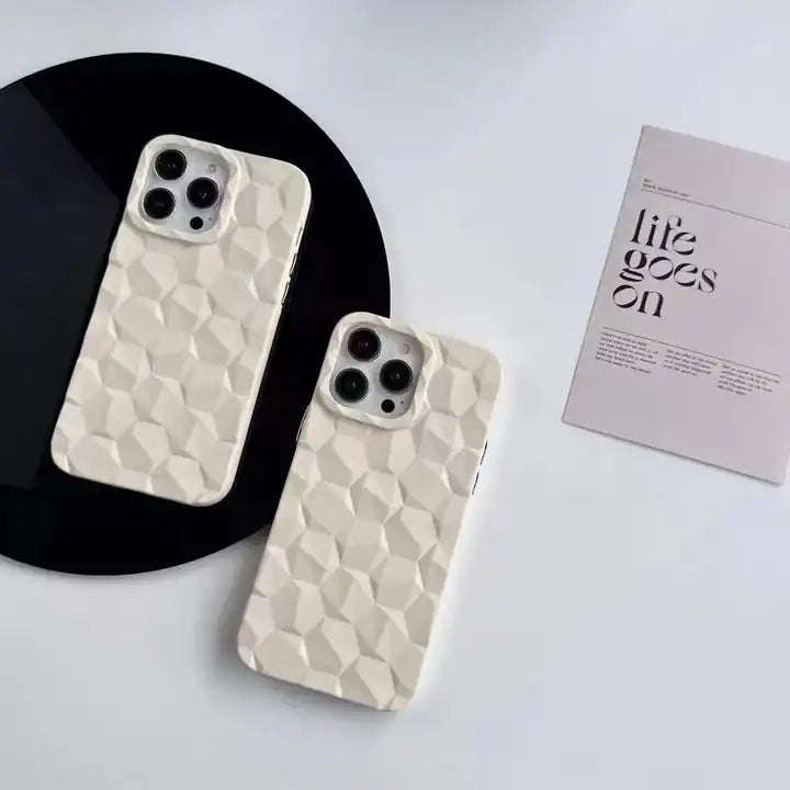 Hexagonal Prism Matte iPhone Case - 14 Plus