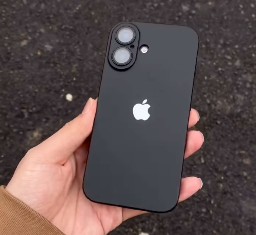 Luxury Black Matte iPhone Case with Apple Logo - Coverify