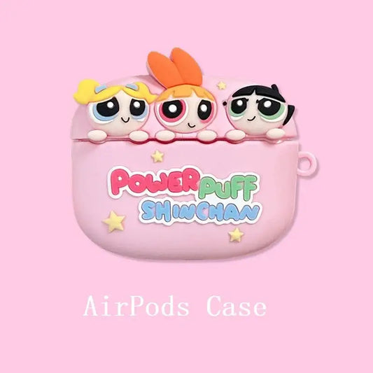 Powerpuff Girls Shinchan' Premium AirPods Case