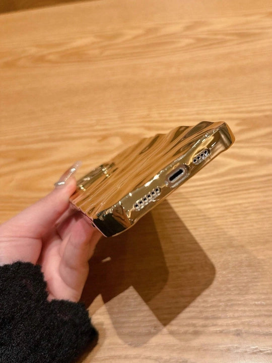 Luxury Gold Textured iPhone Case