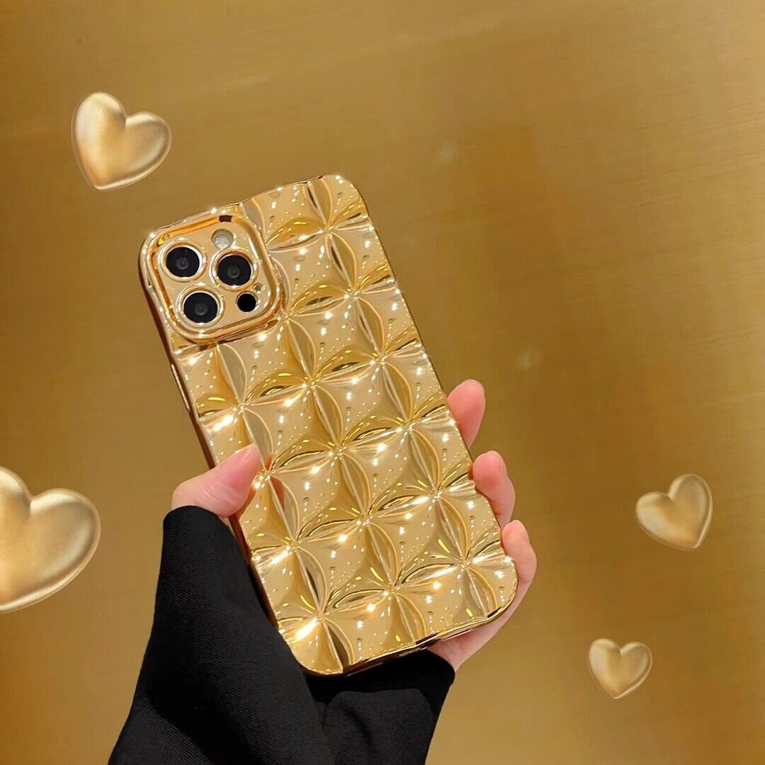 Luxury Square Electroplated TPU iPhone Case