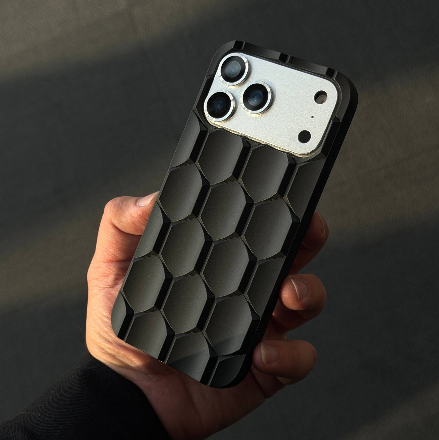 Luxury Honeycomb Tech Matte Finish iPhone Case - Coverify