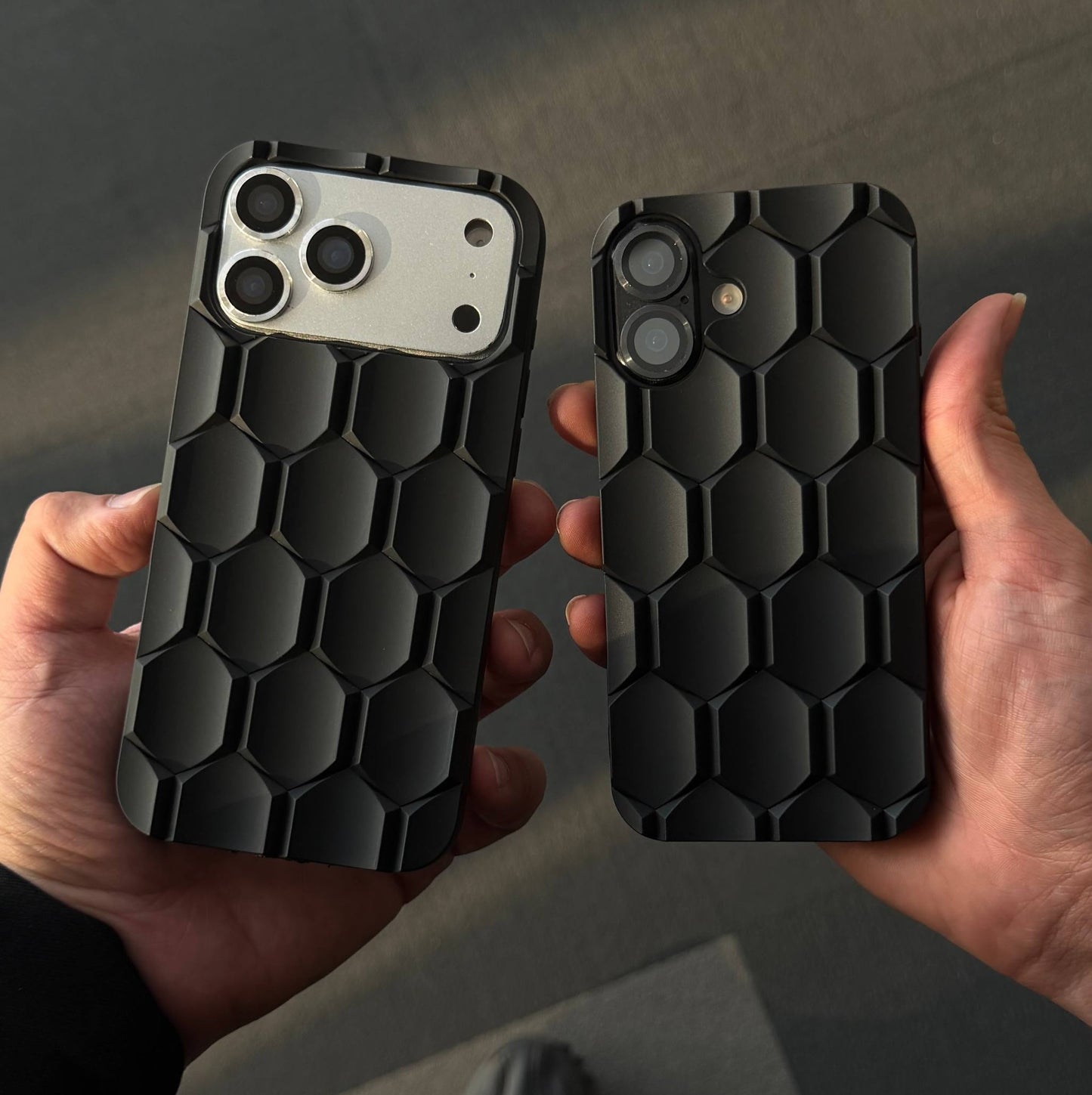 Luxury Honeycomb Tech Matte Finish iPhone Case - Coverify