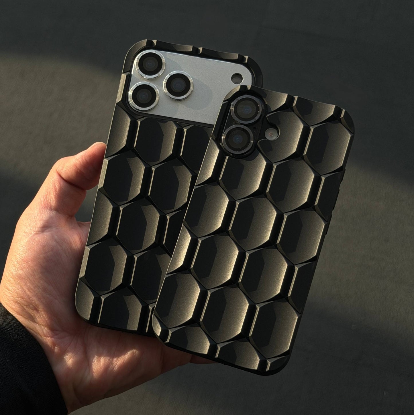 Luxury Honeycomb Tech Matte Finish iPhone Case - Coverify