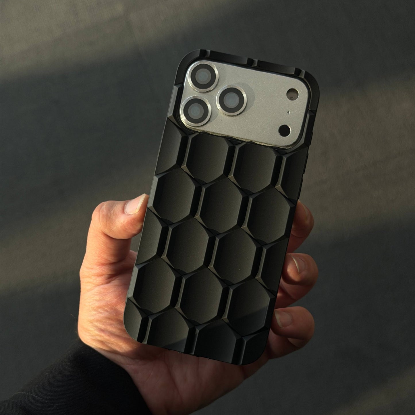 Luxury Honeycomb Tech Matte Finish iPhone Case - Coverify