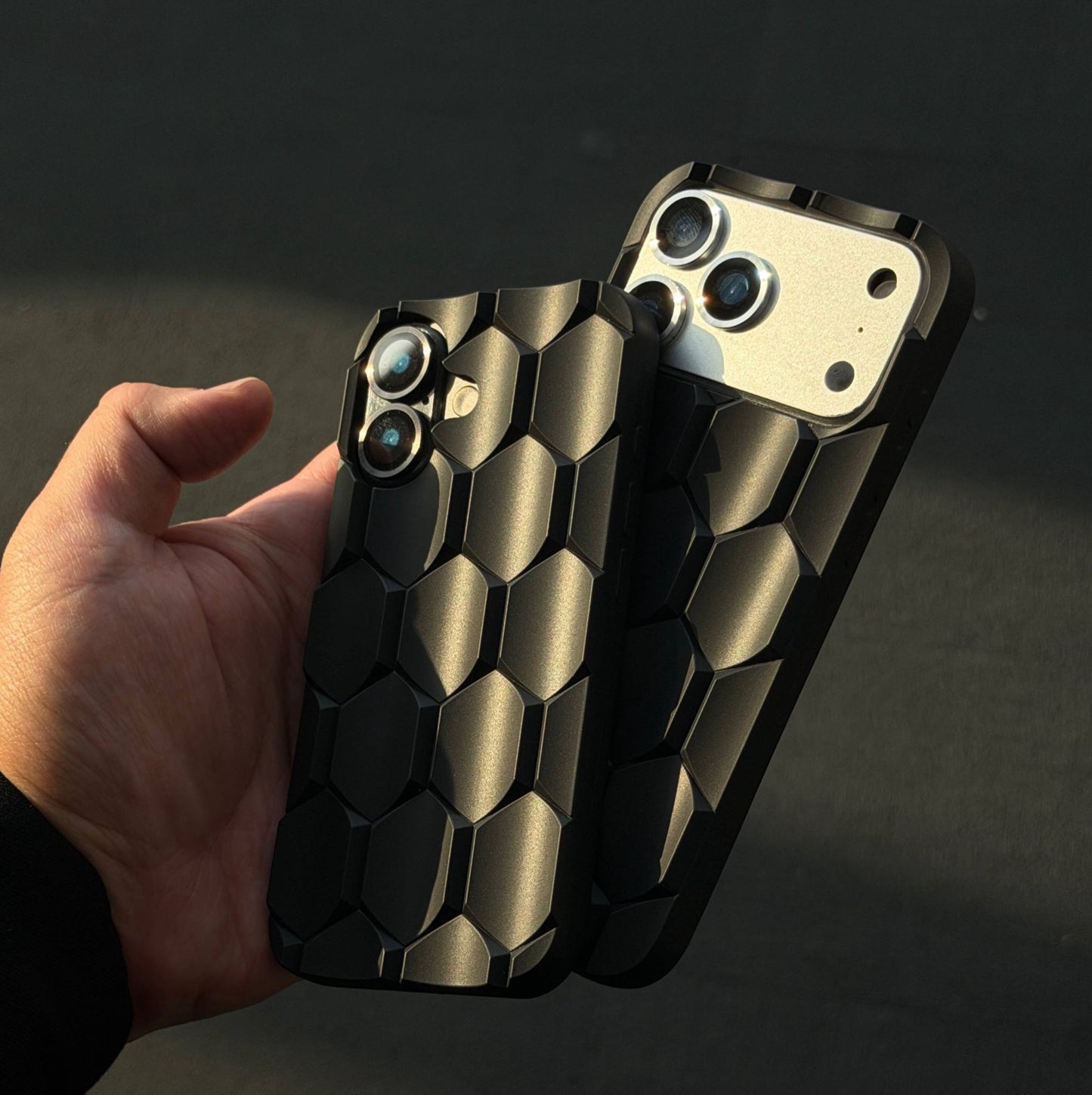 Luxury Honeycomb Tech Matte Finish iPhone Case - Coverify