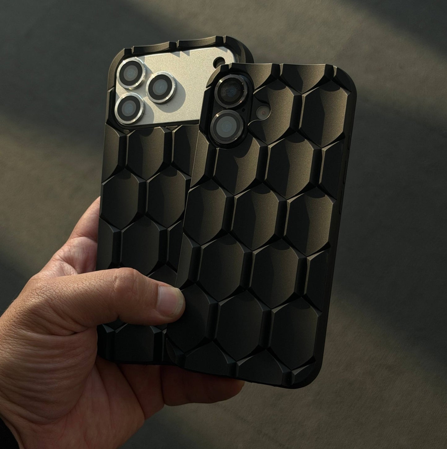 Luxury Honeycomb Tech Matte Finish iPhone Case - Coverify