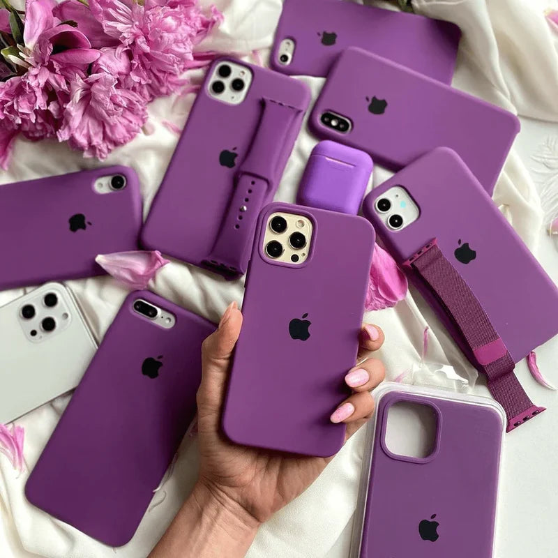 Purple Silicon iPhone Case - Coverify