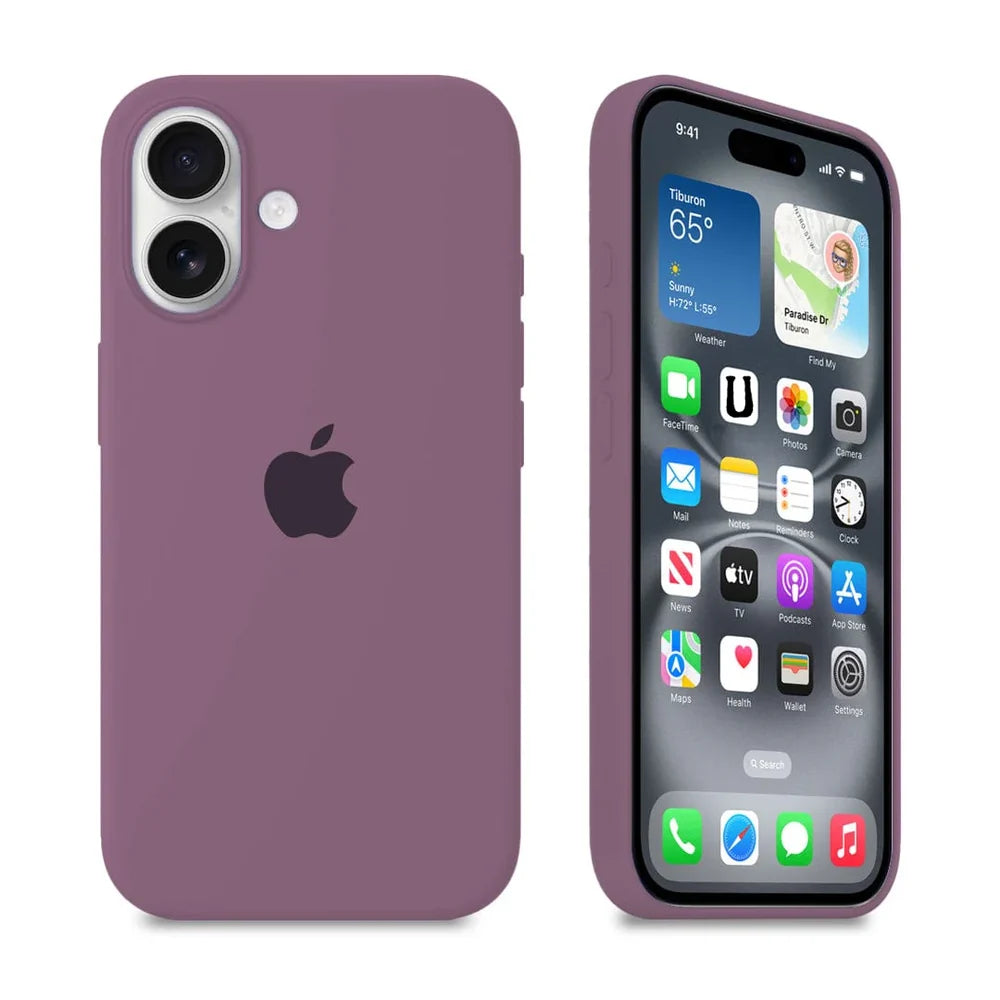 Black Currant Silicon iPhone Case - Coverify