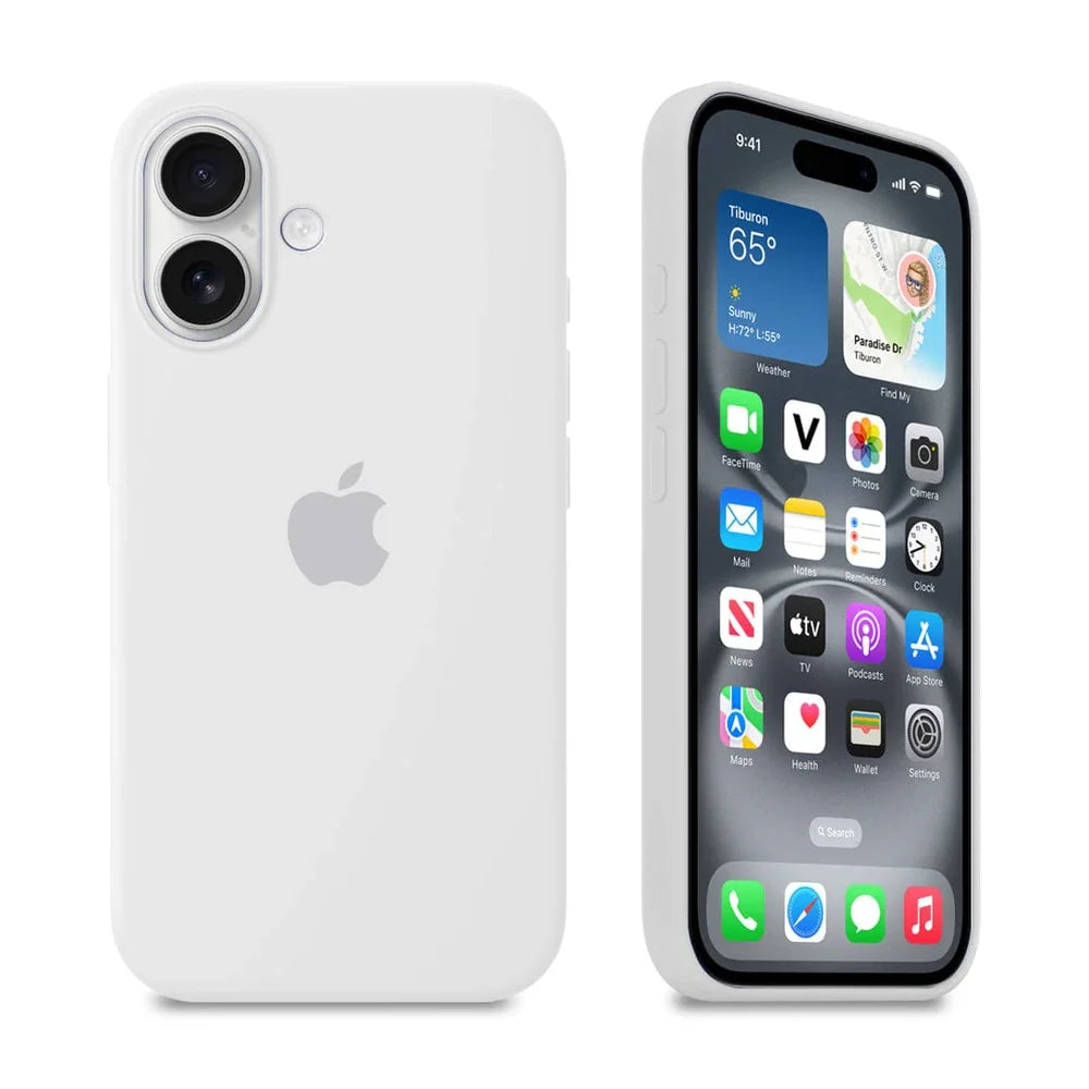 White Silicon iPhone Case - Coverify