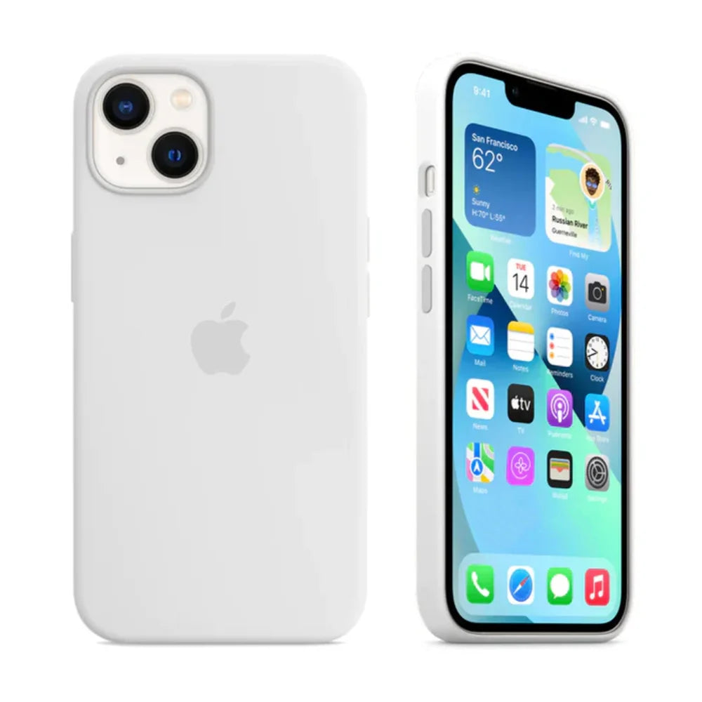 White Silicon iPhone Case - Coverify