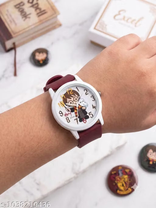 Luxury Harry Potter Analog Watch with Silicone Strap