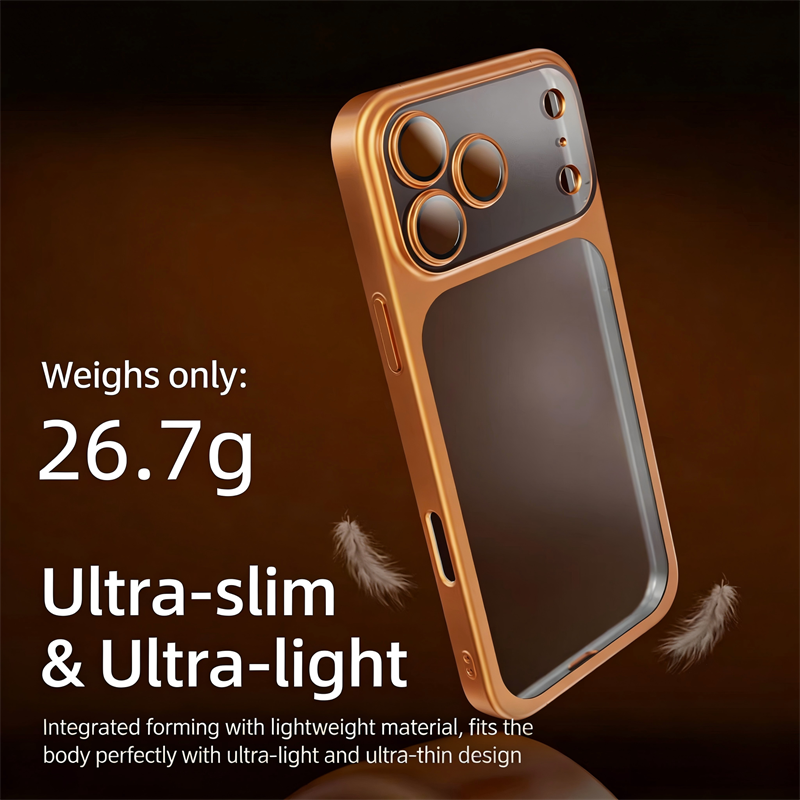 Luxury Frosted Matte Translucent iPhone Case - Silver - 17/18 Series