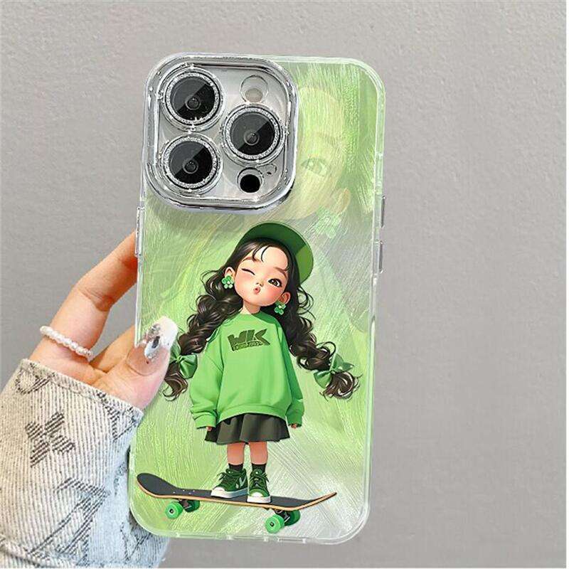 Luxury Cute Wink Girl iPhone Case - Coverify