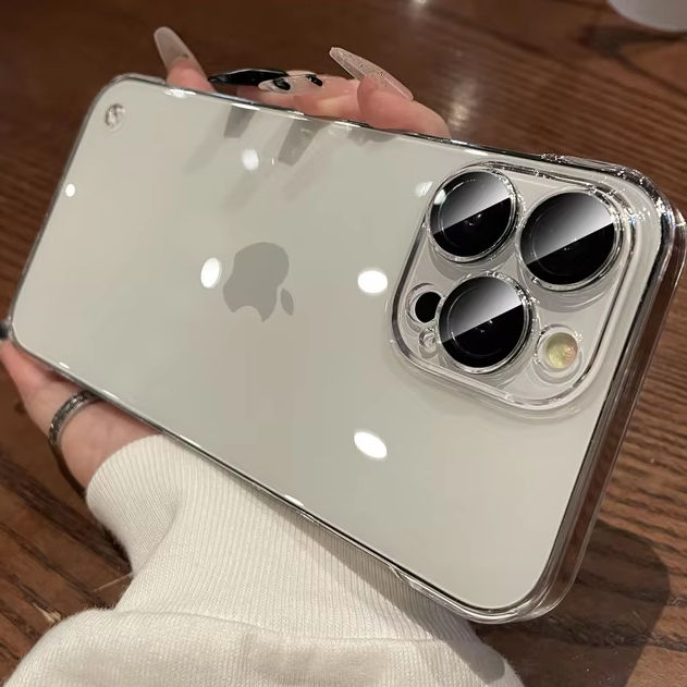 Luxury Plating Ultra Thin PC TRANSPARENT iPhone Case - Coverify